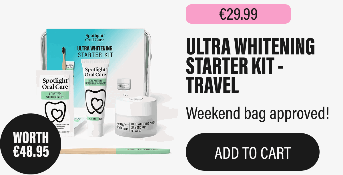 ULTRA WHITENING STARTER KIT - TRAVEL - Weekend bag approved!  | ADD TO CART
