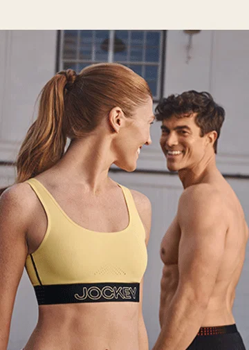 Models in Jockey ventracool underwear