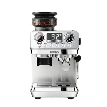 [EU Direct] HiBREW H7 Lite Espresso Machine with Grinder 20 Bar Coffee Maker 44 Grind Settings PID & NTC Temperature Control Powerful Steam Wand