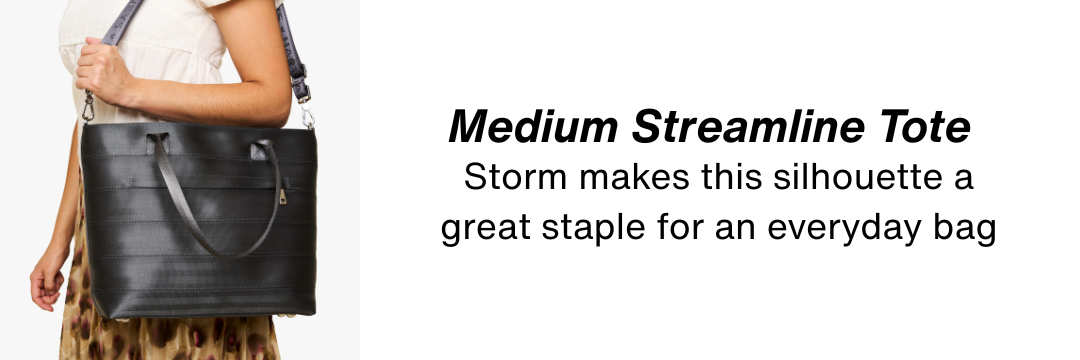Medium Streamline Tote in Storm