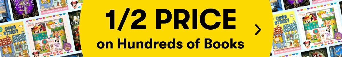 1/2 PRICE Hundreds of Books