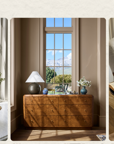 Tali Burl Wood Dresser