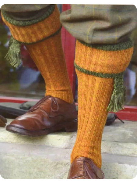 Men’s Merino Wool Kyle Shooting Socks w/ Garter Ties