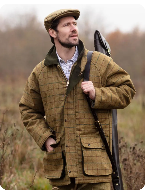 Men’s Derby Tweed Barlaston Shooting Jacket