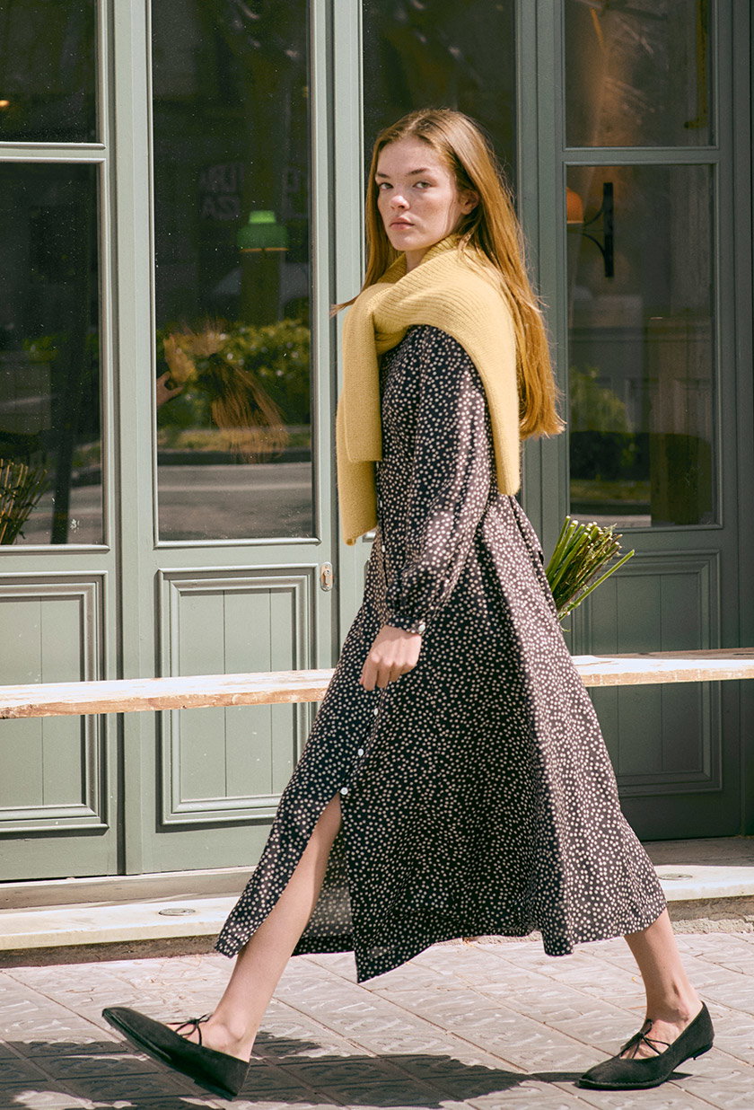 Midikleid Relaxed aus SaXcell® Lyocell