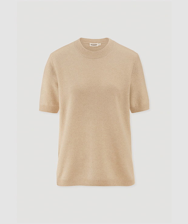 Pullover Relaxed aus Bio-Schurwolle mit Cashmere