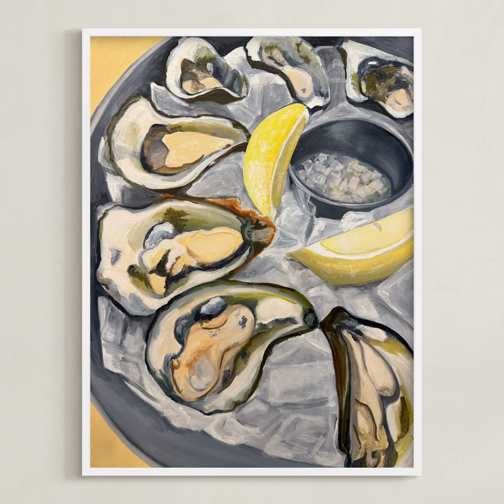 Oysters Limited Edition Fine Art Print by Kelly McGuire | Minted