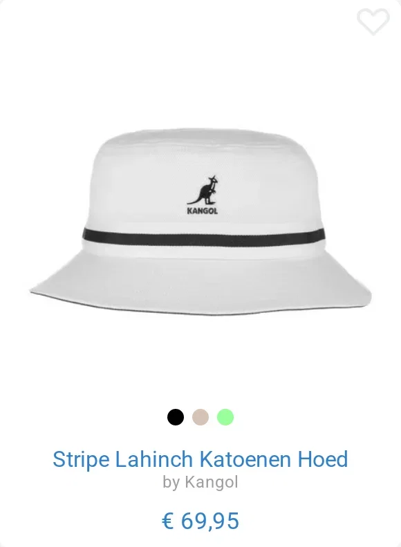 Stripe Lahinch Katoenen Hoed by Kangol