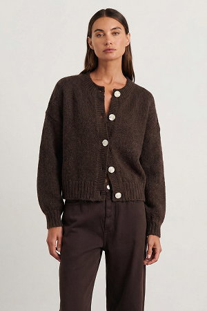 JAG Chocolate Lily Cardigan