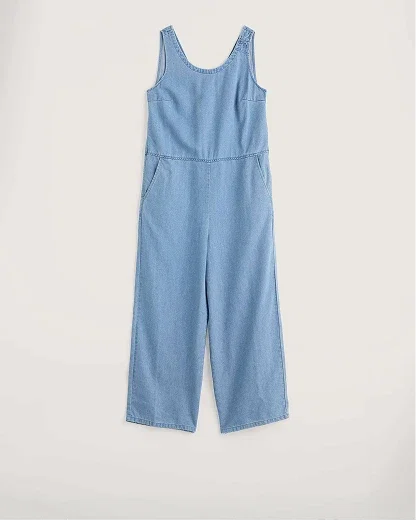 Salt Air Denim Jumpsuit
