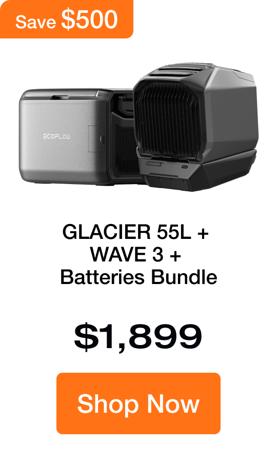 GLACIER 55L + WAVE 3 + Batteries Bundle $1,899
