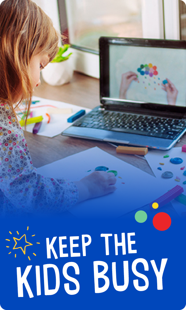 keep the kids busy