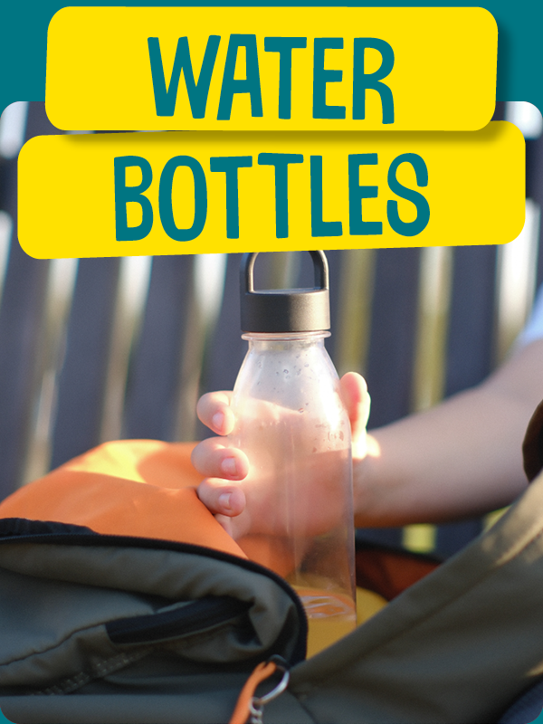 water bottles