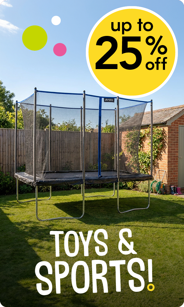 up to 25% off toys & sports