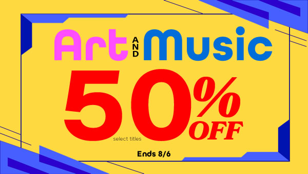  50% Off Art & Music Books — Limited Time Only!