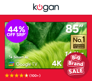 Kogan 85" QLED 4K 144Hz Smart AI Google TV Product Image