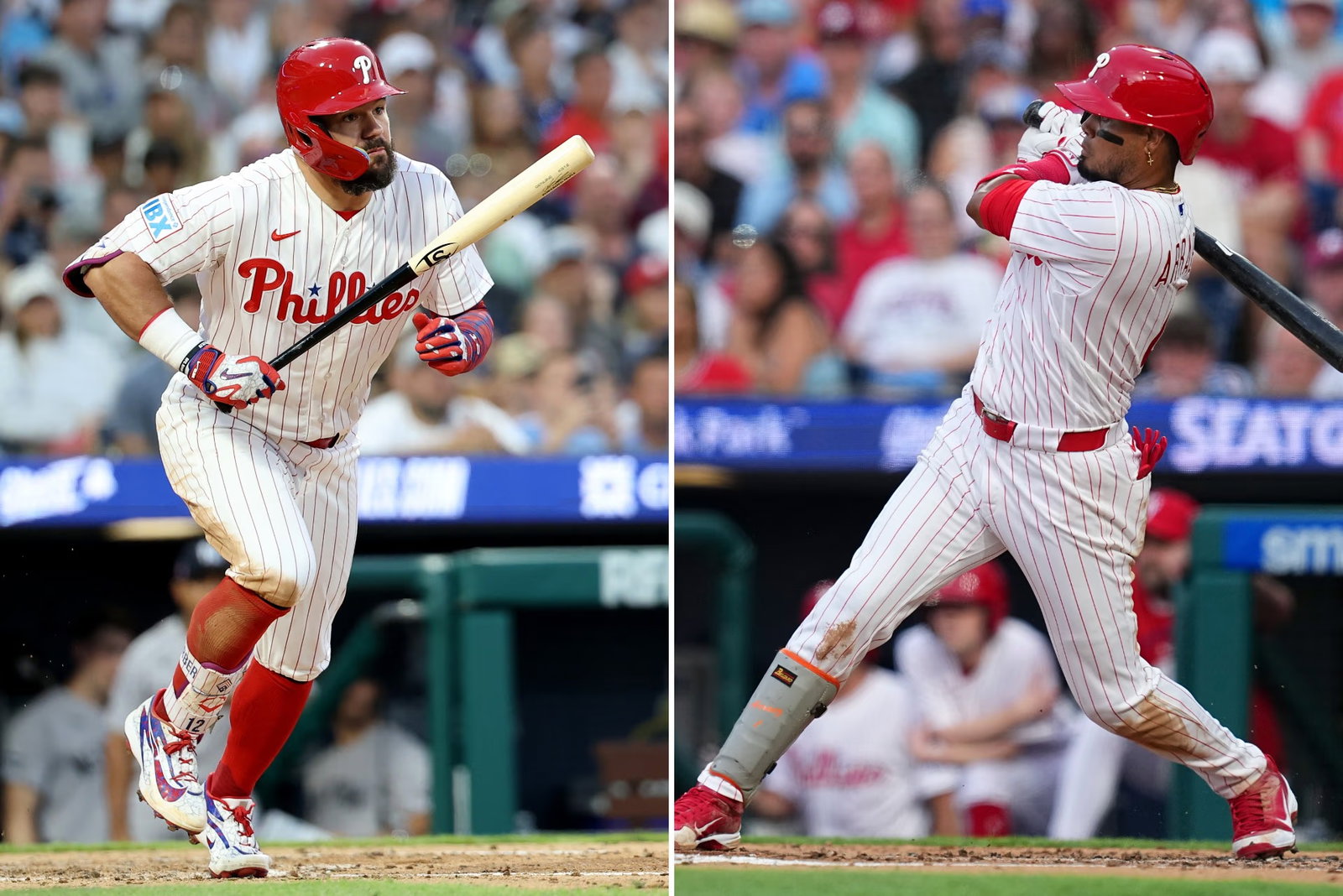 Kyle Schwarber and Luis Arraez