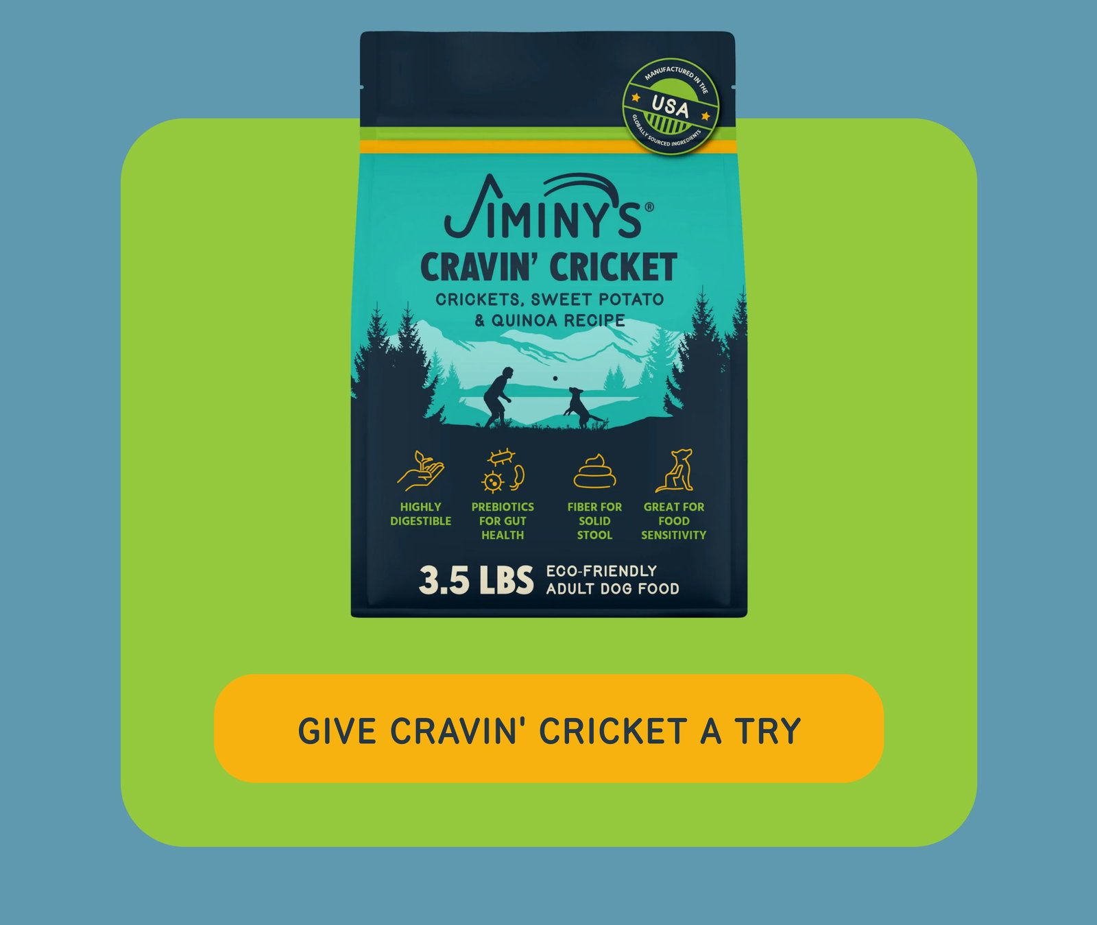 GIVE CRAVIN' CRICKET A TRY