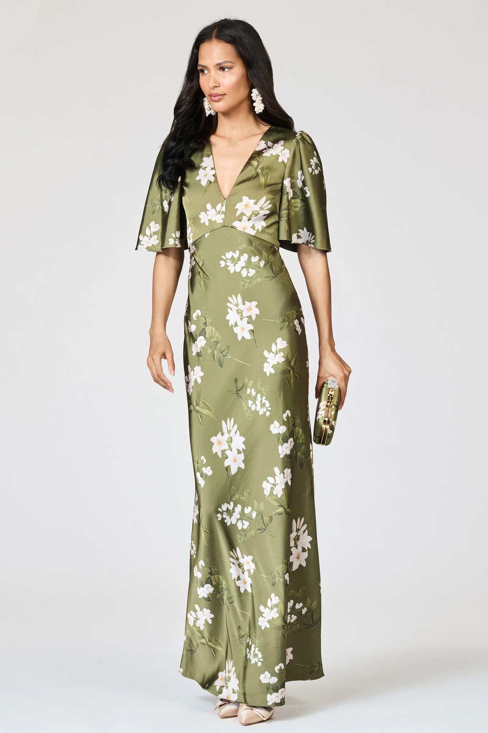 Image of MAE GOWN - MOSS FORMOSA
