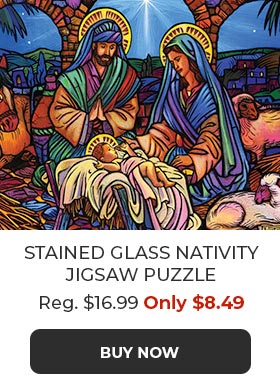 Stained Glass Nativity