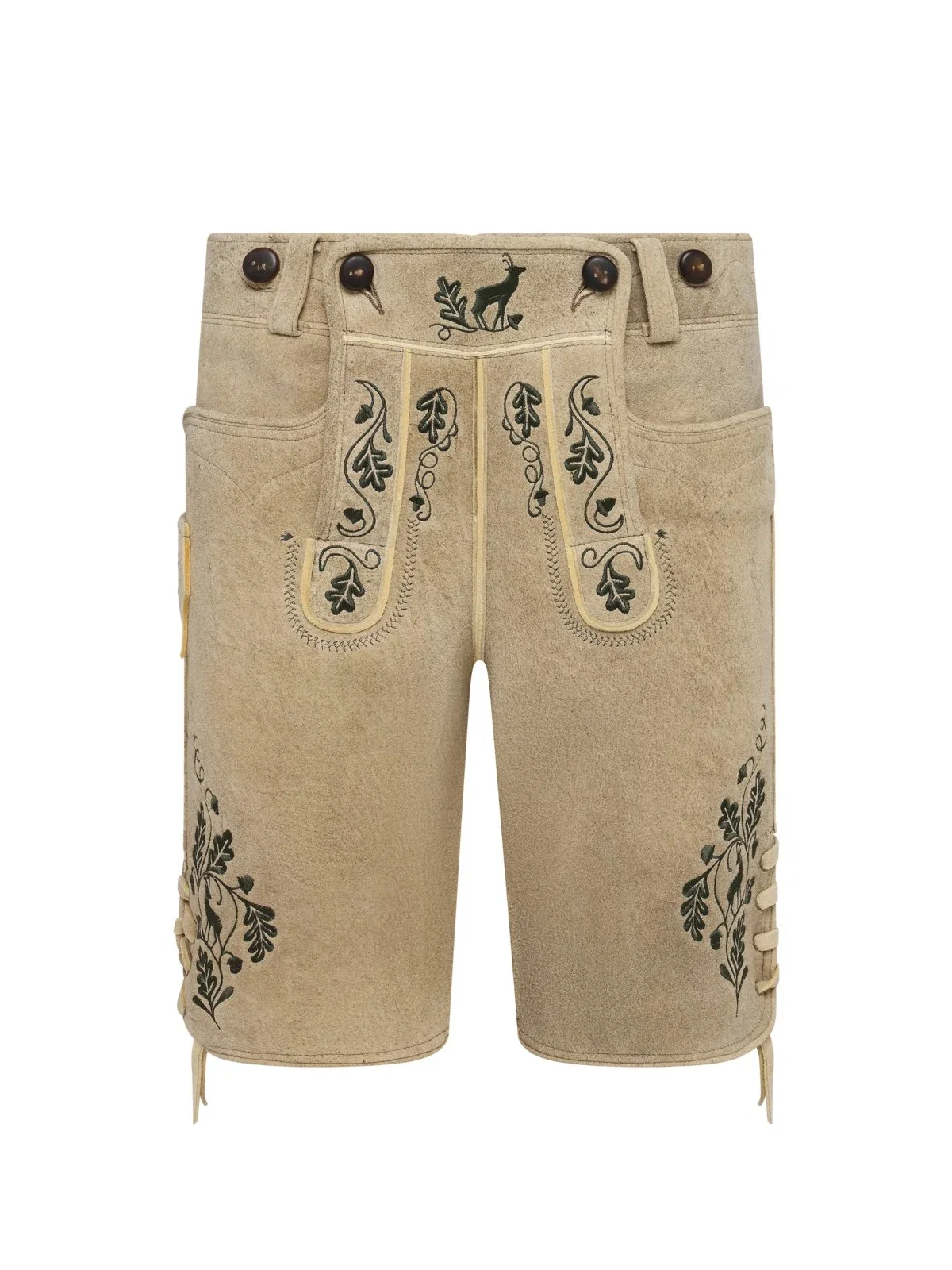 Trachtenlederhose Herzog Max Urform aus Hirschleder