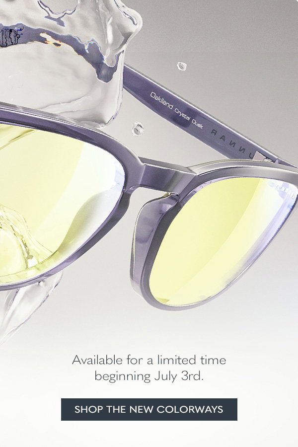 Available for a limited time beginning July 3rd. Shop the new colorways.