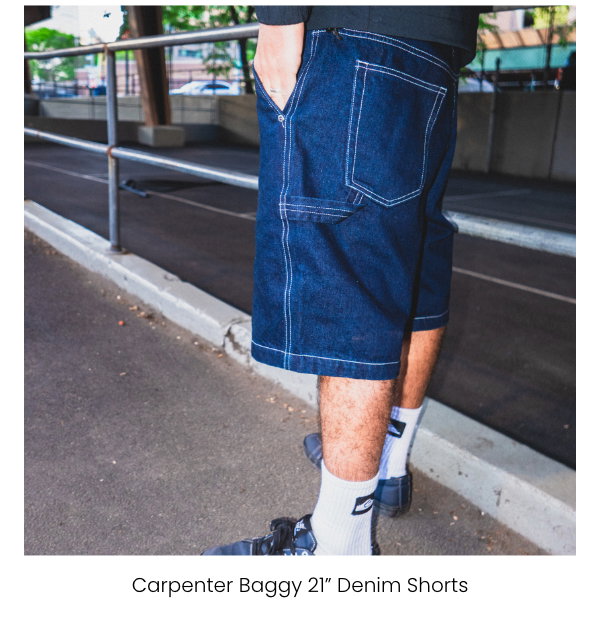 Carpenter Baggy 21" Denim Shorts