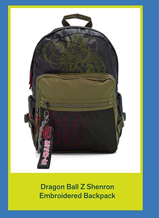 Dragon Ball Z Shenron Embroidered Backpack