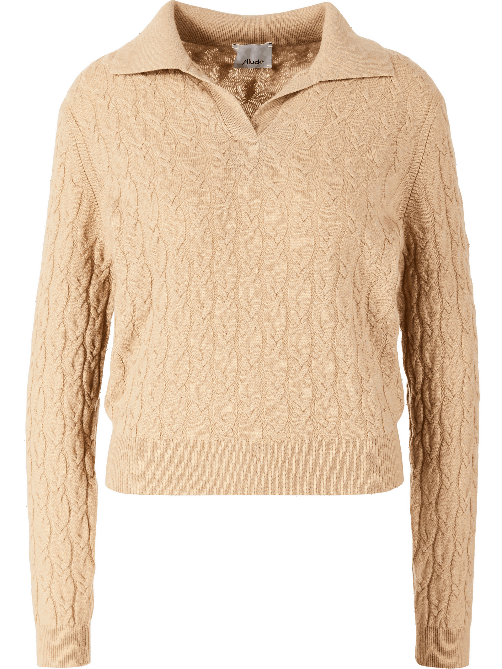 Cashmere-Strickjacke 'n°435 Little Lamb' Chai