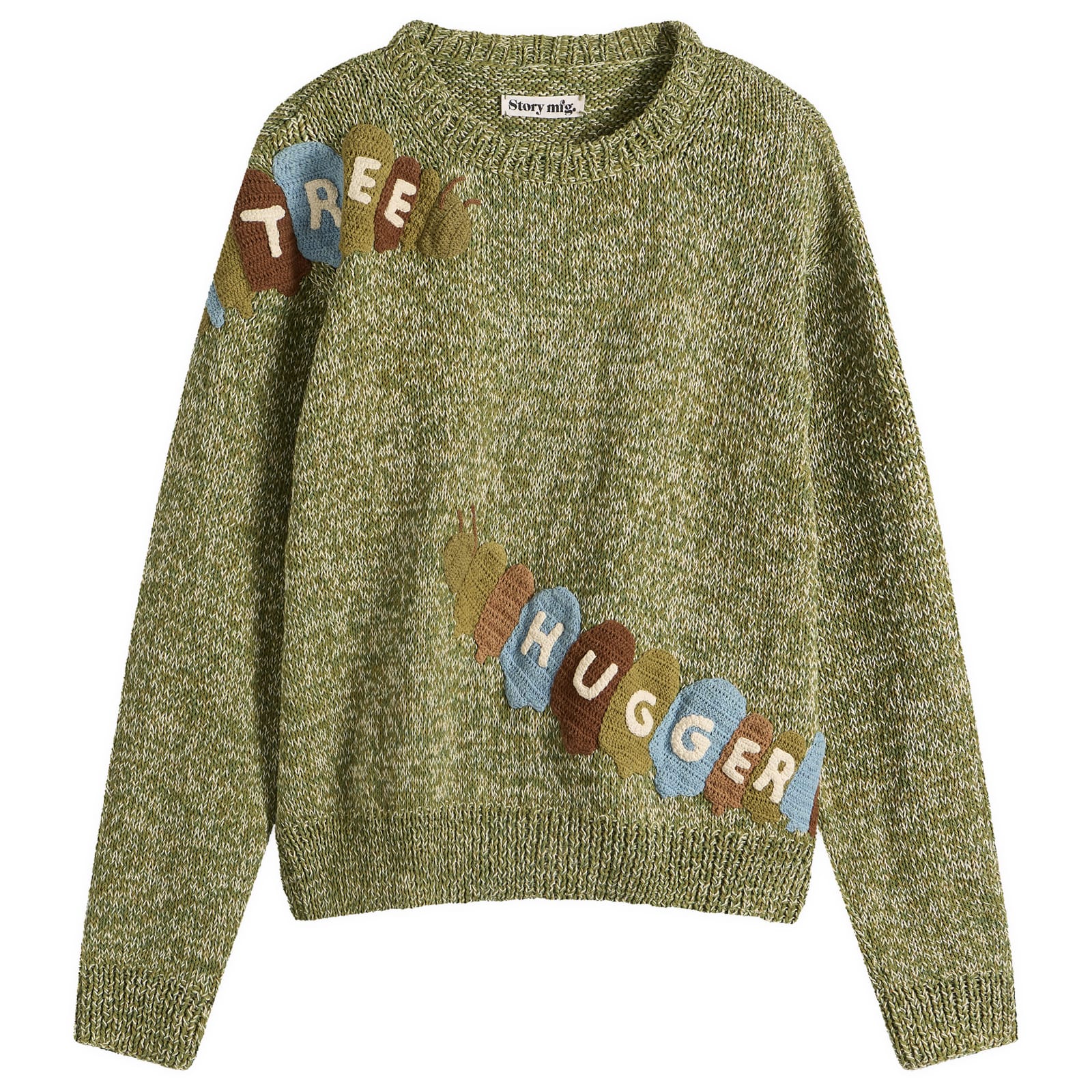 Story mfg. Olive Caterpillar Bulb Jumper - Presented by END.