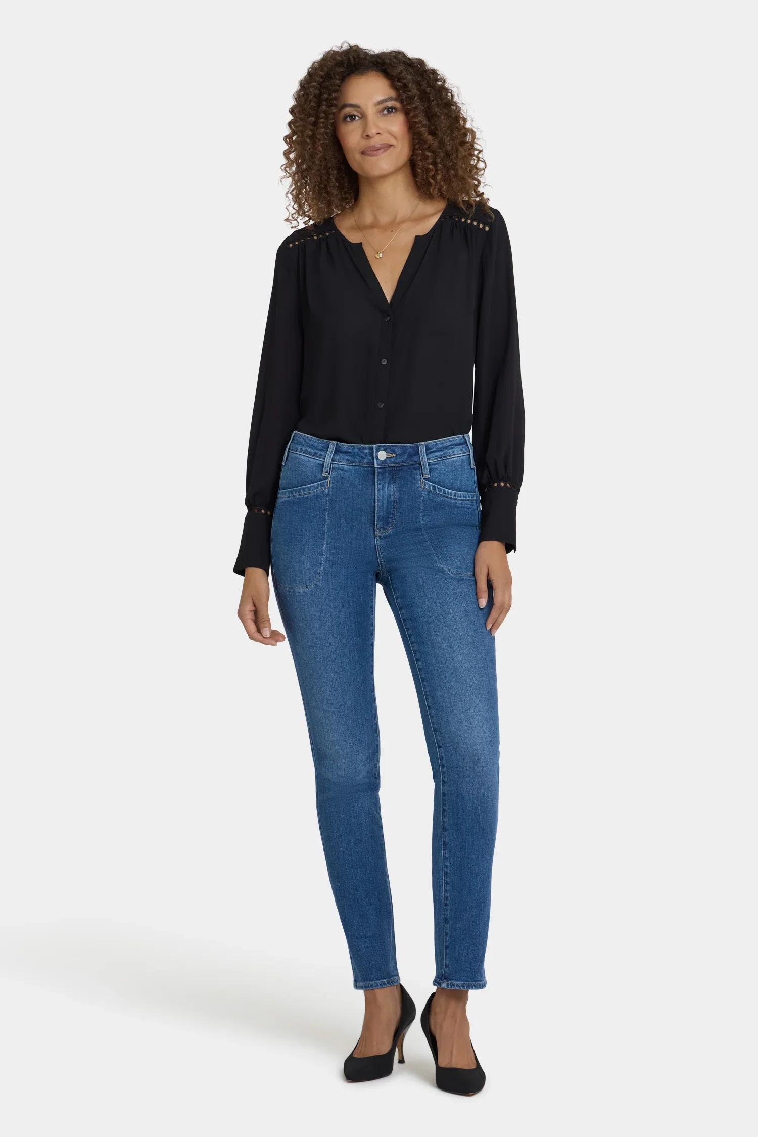 Image of Sheri Slim Jeans - Opera Blue