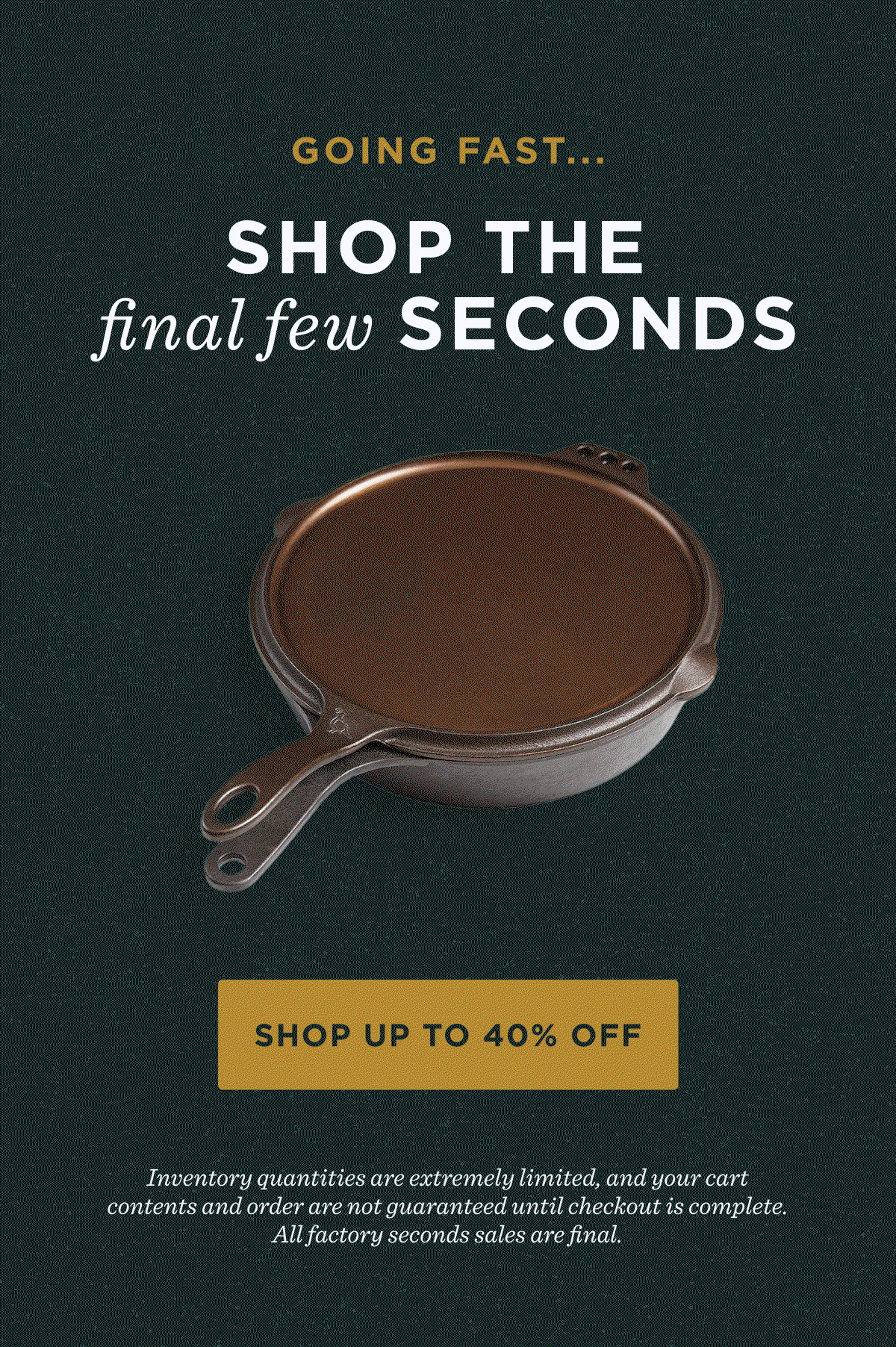 Shop the final few seconds