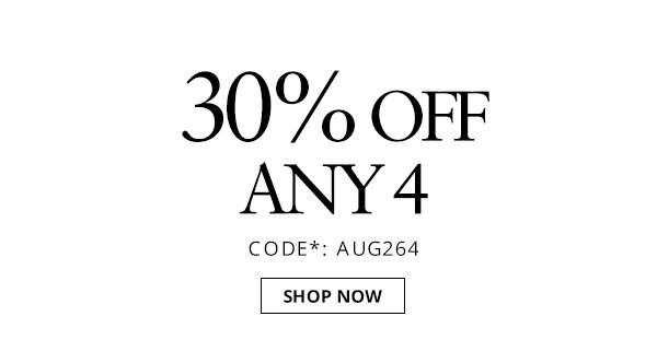 30% off any 4
