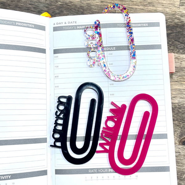 Personalized Name Acrylic Bookmark for Teacher Gifts