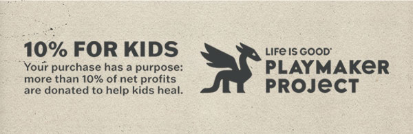 Your purchase helps kids in need. More than 10% of net profits are donated to help kids heal.