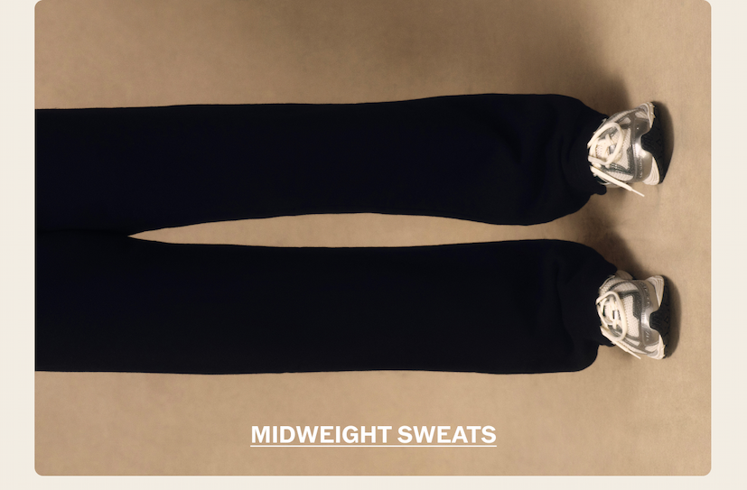 SHOP MIDWEIGHT SWEATS