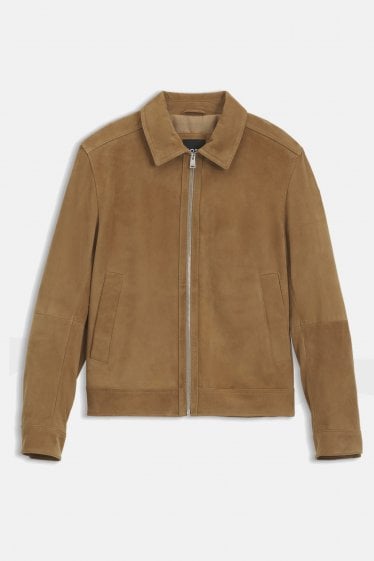 H Malbano 7 Leather Jacket Tan