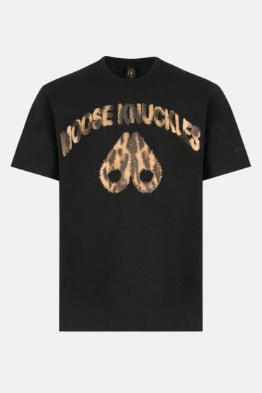 Leopard Logo T-Shirt Black