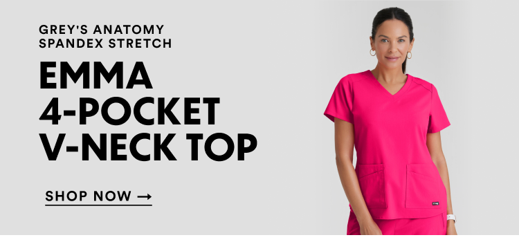 Grey's Anatomy 4-Pocket V-Neck | Best Best Seller | Shop Now