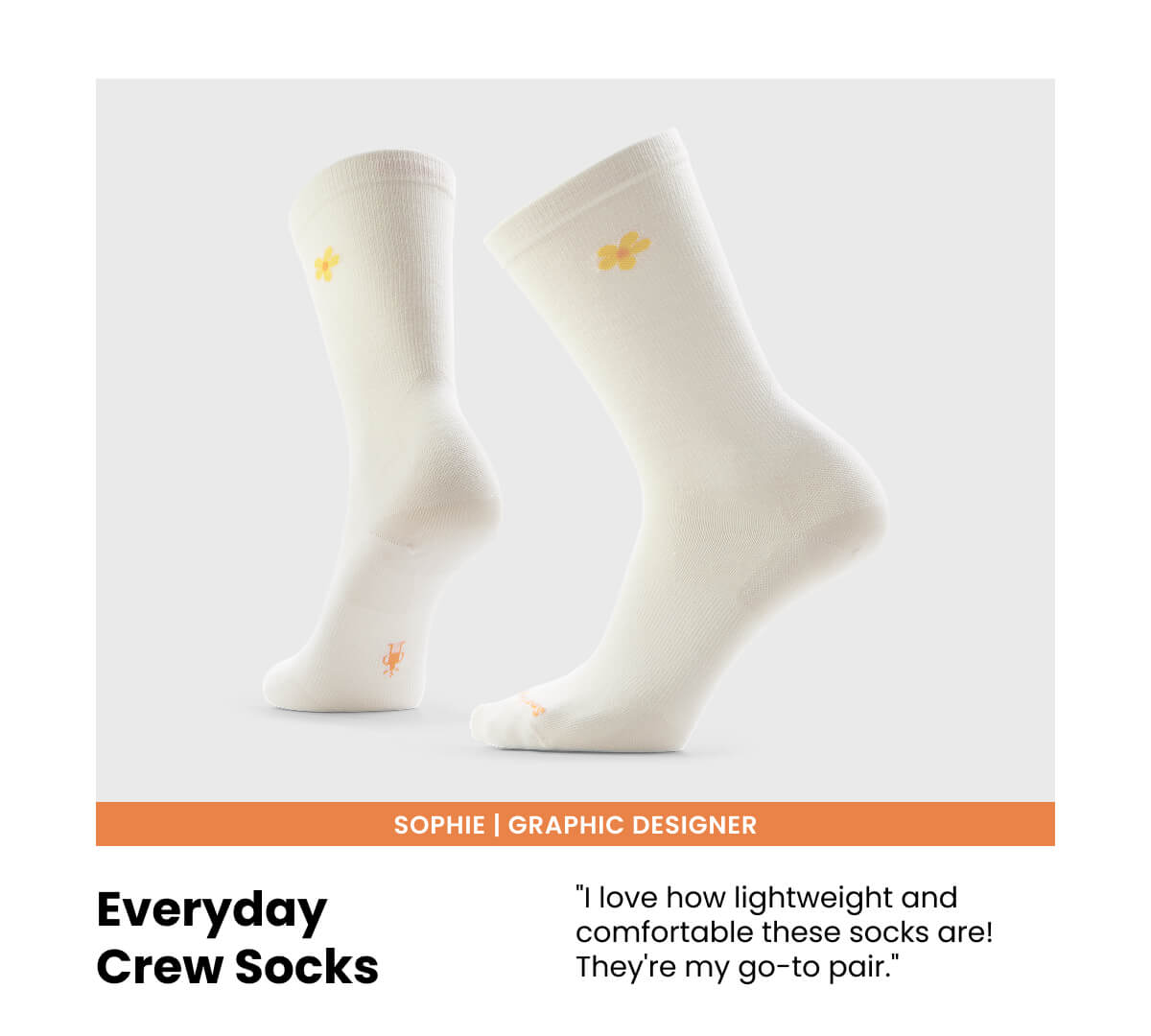 Women's Everyday Groovy Bloom Crew Socks