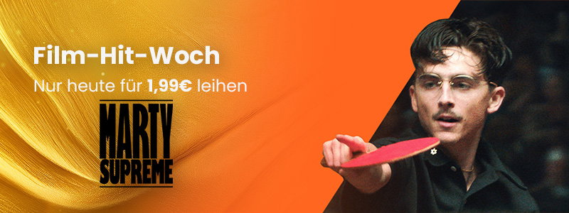 Film-Hit-Woch - Marty Supreme nur heute bei uns für je 1,99€ sehen