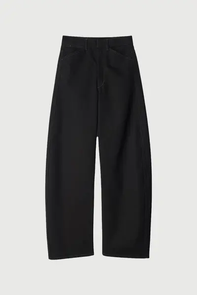 Lemaire High-Waisted Pants Black