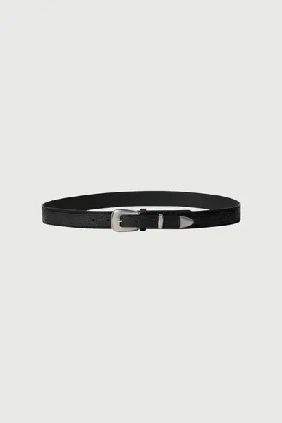 Lemaire Minimal Western Belt Black