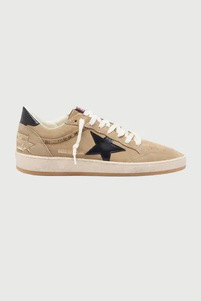 Golden Goose Ballstar Suede Beige