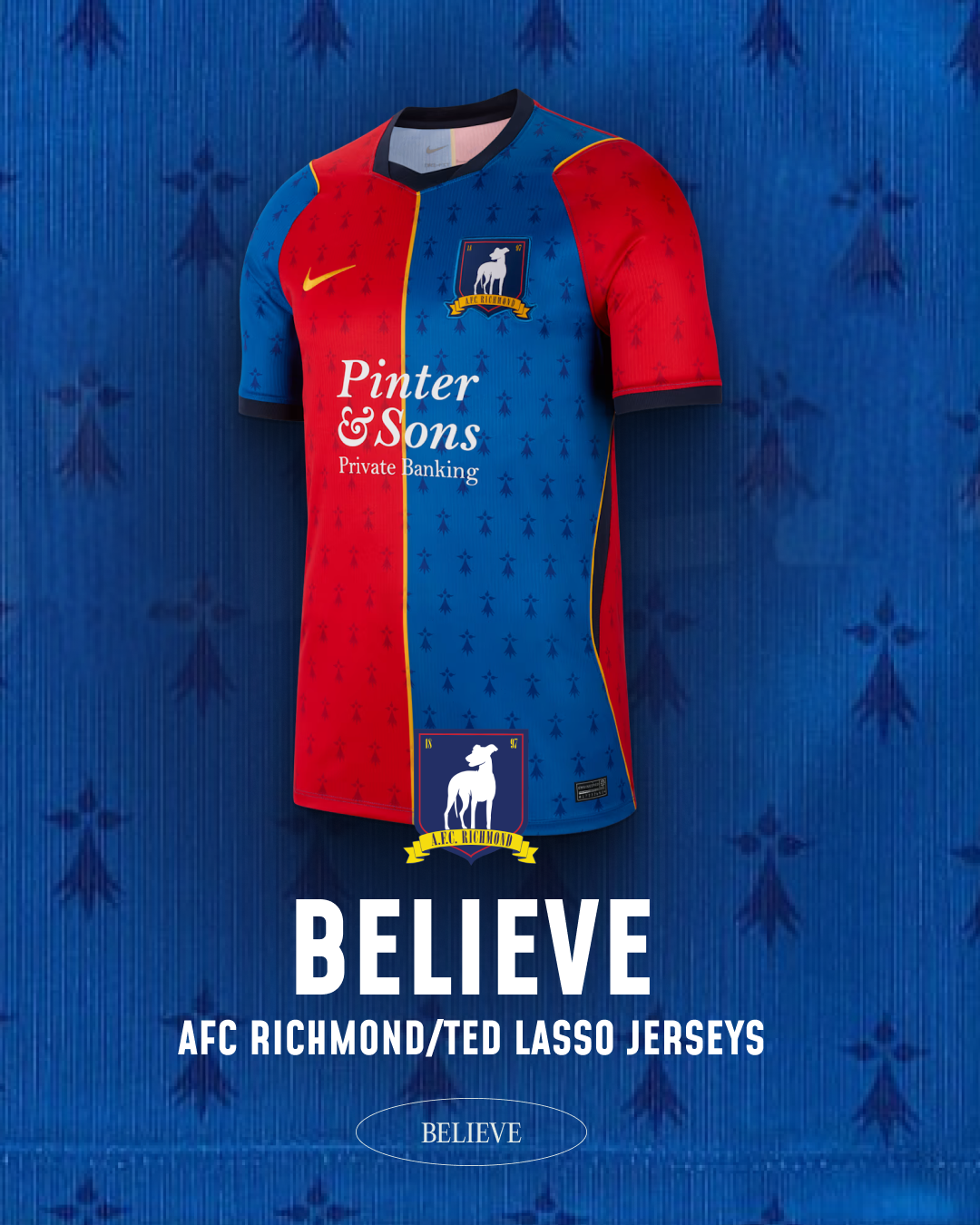 NEW Nike AFC Richmond/Ted Lasso Collection