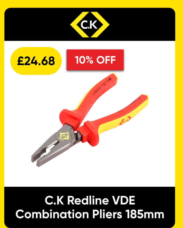 C.K Redline VDE Combination Pliers 185mm