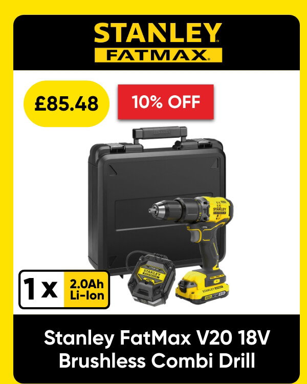 Stanley FatMax V20 18V Brushless Combi Drill 1 x 2.0Ah