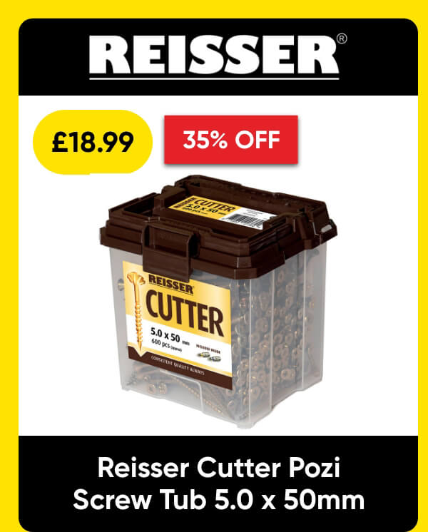 Reisser Cutter Pozi Screw Tub 5.0 x 50mm