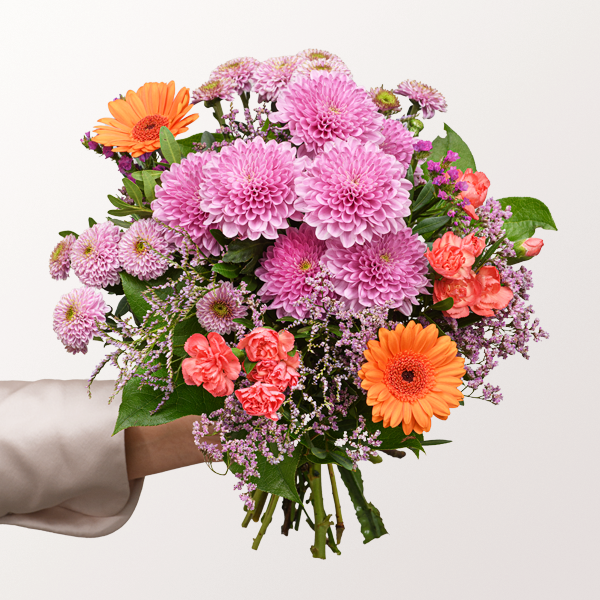Bezaubernder Blumenstrauß Glücksfee mit 2 Gratis-Geschenken für 29,99 €
