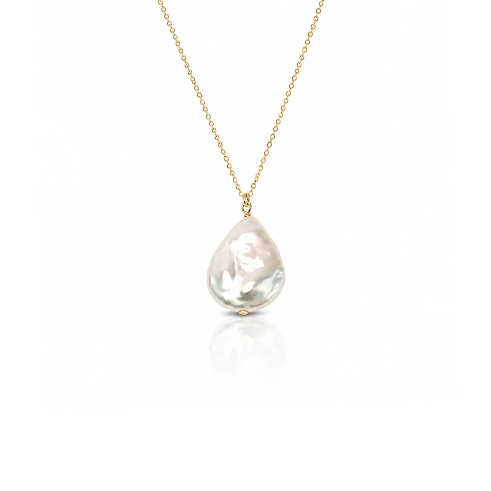 Image of Pearl Tear Drop Necklace